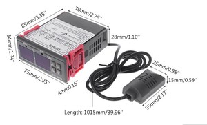Controlador de Temperatura y Humedad STC-3028, Control de Temperatura y Humedad de Doble Propósito, Humidificador para Incubación en Invernadero - Product Image 2
