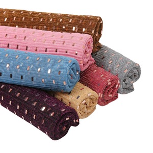 CCY Écharpe longue de prière ethnique et châle Écharpe pailletée musulmane dorée et argentée Couleur unie pure Hijab en gaze brillante pour femmes - Product Image 3
