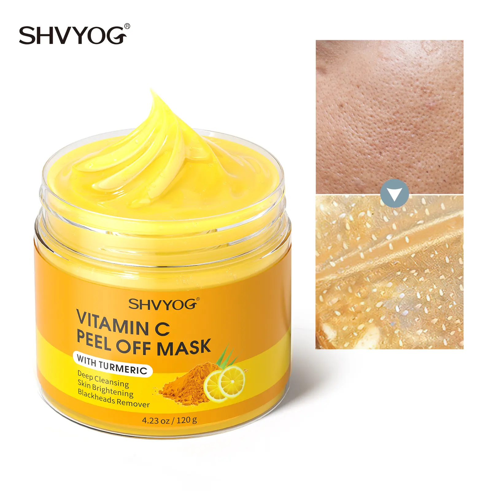 Peel Off Deep Cleansing Black Mask Blackhead Remover Vitamin C Face Mask Exfoliating facial mask