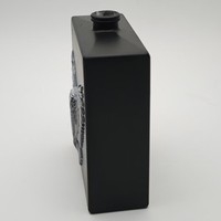 Flacon carré en verre 100 ml avec impression UV, emballage en vrac pour marques de parfums, bougies et diffuseurs