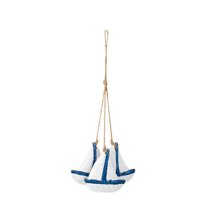 Mediterranean Style Seashell Starfish Sailboat <b>Wall</b> Hanging Home <b>Decor</b> Irregular Shape Wooden Ornament - Product Image 4