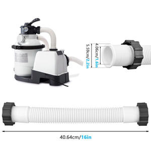 <span class=keywords><strong>Tuyau</strong></span> <span class=keywords><strong>de</strong></span> <span class=keywords><strong>piscine</strong></span> en PE <span class=keywords><strong>de</strong></span> 1,5 pouce <span class=keywords><strong>de</strong></span> diamètre 11535, adapté au <span class=keywords><strong>tuyau</strong></span> <span class=keywords><strong>de</strong></span> <span class=keywords><strong>raccordement</strong></span> <span class=keywords><strong>de</strong></span> la <span class=keywords><strong>pompe</strong></span> filtrante I-ntex, 40 cm - Product Image 6