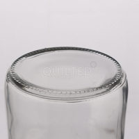 Bouteille en verre de boisson ronde Boston transparente de haute qualité 120ml 250ml 500ml 1000ml pour Kombucha