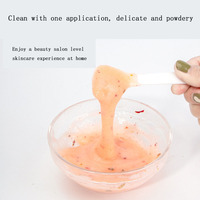 Masque en poudre de collagène cristallin de marque propre 500g, rose, hydratant, exfoliant, masque en gelée d'algues marines pour le visage et le corps