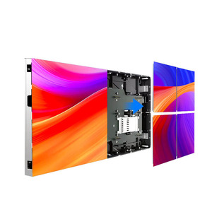 Écran d'affichage vidéo LED fin pour intérieur, résistant à l'eau, COB, petit pas de pixel P0.6, P0.7, P0.9, P1.2, écran publicitaire - Product Image 1