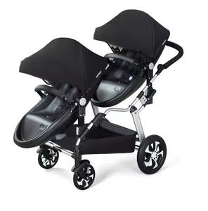 Meilleures ventes de poussettes jumelles pour bébés avec landau double et pièces haut de gamme pour jumeaux - Product Image 1