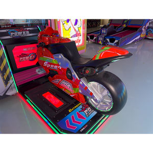 Machine de jeu d'arcade de simulation de course automobile et de moto à monnayeur, personnalisable avec initiales, en promotion - Product Image 6