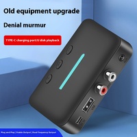 Adaptateur Bluetooth BT5.3, récepteur audio, connexion sans fil pour téléphone portable, lecture sur clé USB, amplificateur de haut-parleur, haut-parleur stéréo