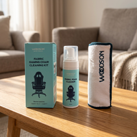 Kit de nettoyage multi-usages pour tissus WOODSON, nettoyage en profondeur des tissus, chaise de jeu, canapé, matelas, rembourrage, détachant sans eau