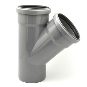 Adaptateur de tuyau d'échappement en acier inoxydable Braga DF HTEA 75/75mm 45, matériau 304, surface polie, compatible avec les modèles de voitures - Product Image 1