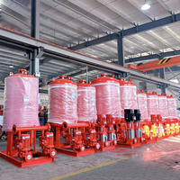 Ensemble de pompe à incendie diesel à surface personnalisable, puissance maximale de 880 kW, pompe monophasée pour applications de sécurité incendie