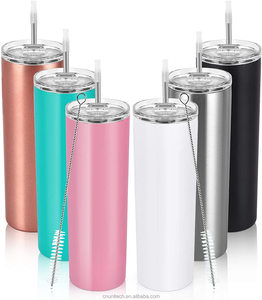 New Product 20 oz Double Wall Stainless Steel Insulated Tumbler With Straw