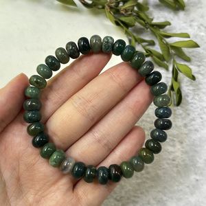 Bracelet en pierre naturelle avec perles de verre colorées, géométrie sacrée, livraison rapide, prix progressif - Product Image 4