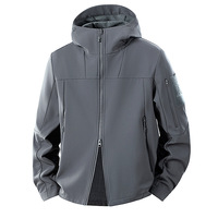 Veste bomber softshell à capuche entièrement personnalisée pour homme, nouvelle collection automne, coupe-vent, imperméable, sportive, unisexe