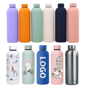 500ml Sports <b>Flask</b> Water Bottle Insulated Thermal <b>Flask</b> Vacuum Thermos Rope Travel Stainless Steel 304 12-24 Hours Thermal - Product Image 6