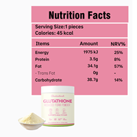 Poudre de Glutathion Réduit Beauté & Défense Intérieure-Extérieure, Vérifiée en Laboratoire pour la Santé de la Peau, des Cheveux, des Ongles et des Articulations des Adultes