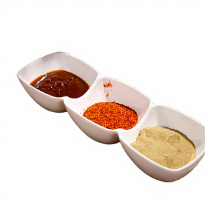 Bol triple classique en céramique écologique pour hôtel/restaurant, blanc pur, petit, sous glaçure, facile, nouveau produit Domingo D581 - Product Image 4