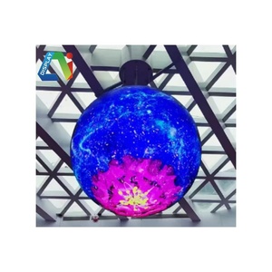 HOT <span class=keywords><strong>Suspension</strong></span> Intérieur P1.86 Personnalisé Sphérique Toute Taille Digital Galaxy Vidéo Mur HD 4K Sphère 360 Degrés Boule Ronde Affichage LED - Product Image 1