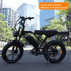 จักรยานไฟฟ้า EU E BIKE X80 พร้อมระบบกันขโมย มอเตอร์กำลังสูง ยางใหญ่ ไฟ LED สำหรับปั่นบนภูเขา โครง OEM แบตเตอรี่ ระบบชาร์จ  X80 มอเตอร์คู่ - Product Image 2