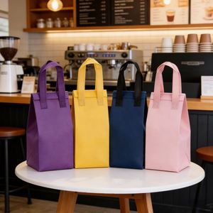 Superior Cold Chain Supply Portable Aluminum Foil Lined Waterproof Reusable Food Delivery Takeaway Carrier Packaging Bag - Product Image 1