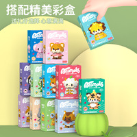 Nouveautés Collection assemblé Lion Hamster modèle Mini brique Figure pingouin LeLe frère Animal Micro bloc de construction jouets