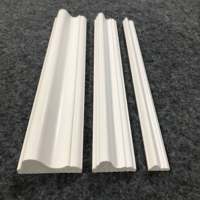 Papan Skirting Dekoratif Ps Tahan Air Berdensitas Tinggi Warna Putih Berbagai Warna dan Bentuk untuk Interior