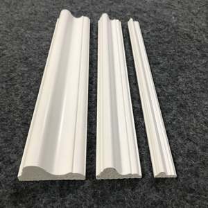Rodapié Decorativo de PS de Alta Densidad, Impermeable, <span class=keywords><strong>Blanco</strong></span>, Varios Colores y Formas para Interiores - Product Image 1