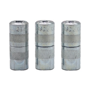 Acoplador <span class=keywords><strong>de</strong></span> Pistola <span class=keywords><strong>de</strong></span> Grasa Hidráulica Azul Tipo Alemán <span class=keywords><strong>de</strong></span> Acero al Carbono ZM-0273, 4 Mordazas, Rosca 1/8NPT, Presión <span class=keywords><strong>de</strong></span> Trabajo <span class=keywords><strong>de</strong></span> 6000-8000 PSI - Product Image 4