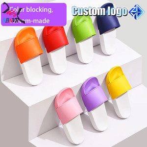 Custom Logo <b>Slippers</b> OEM Cross-Border <b>Summer</b> Sandals PVC Outdoor Non-Slip Silent Home <b>Slippers</b> Wholesale - Product Image 1