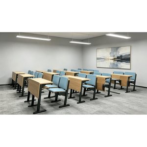 Chaise <span class=keywords><strong>de</strong></span> <span class=keywords><strong>salle</strong></span> <span class=keywords><strong>de</strong></span> conférence PM-2209 avec tablette d'écriture et système <span class=keywords><strong>de</strong></span> retour par gravité - Product Image 6
