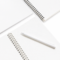 Carnet en cuir éco-responsable à spirale durable, papier lisse pour une écriture fluide, portable, pour l'école et le bureau, A4/A5, impression par sublimation vierge