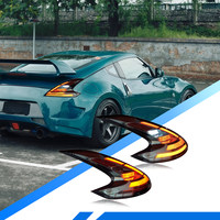 Feux arrière LED RGB JC Wholesale Upgrade pour Nissan 370Z 2013-2020, ensemble de feux stop arrière modifiés, clignotants.