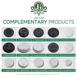 Vaso de Café Desechable con Logotipo Personalizado, Doble Pared, Impermeable, de Grado Alimenticio, Duradero, 12oz/14oz/16oz, Ecológico, Biodegradable, para Bebidas Calientes - Product Image 6