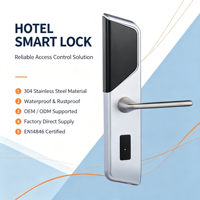 Sistema de Cerradura para Habitaciones de Hotel con Tarjeta de Acceso y Tarjeta Llave para Hoteles PRND, Duradero, Chapado en SUS 304, Antirrobo, Impermeable