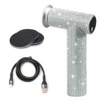 Ponceuse électrique rechargeable 60W pour pieds, appareil portable de pédicure pour éliminer les callosités, outil de soin des pieds secs, morts et gercés