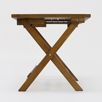 Table basse pliante en bois massif, moderne, minimaliste, durable, de taille personnalisée, pour le salon, idéale pour les pique-niques et le camping