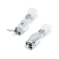 Bestom Premium métal infirmière ID Badge accessoires pince à jarretelle crocodile avec sangles en PVC renforcé meilleur Badge d'exposition bobine