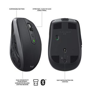 Souris sans fil rechargeable 2s (Bluetooth ou USB) Graphite Mx 2s, prix de gros 100% original, en stock partout - Product Image 4