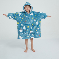 Sweat-shirt Sherpa surdimensionné confortable et chaud pour adultes et enfants, fabriqué en Chine, avec une grande poche, couverture portable avec manches