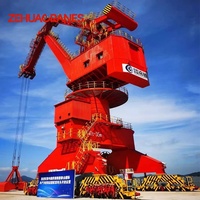 Nueva Grúa Portátil de Puerto ZEHUA Serie MQ 2026 de 100T para Muelle y Astillero
