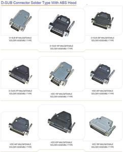 ขั้วต่อ D-SUB HDB 15 พิน แบบตัวเมีย ความหนาแน่นสูง ขั้วต่อ VGA 15 พิน แบบตัวเมีย ชนิดบัดกรี ขั้วต่อ D-sub Db 15 พิน แบบตัวเมีย สำหรับสายเคเบิล - Product Image 6