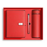 Articles cadeaux de luxe promotionnels en gros, bloc-notes, cadeau d'affaires, bloc-notes personnalisable, ensemble cadeau tasse isotherme avec stylo et bouteille