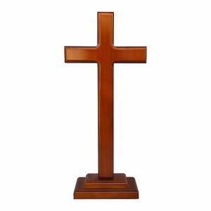 Croix murale en <span class=keywords><strong>bois</strong></span> de Jésus pour Figurines de cadeaux de Noël orthodoxes catholiques; Décoration religieuse de la maison ustensiles d'église peints pour garçon - Product Image 1