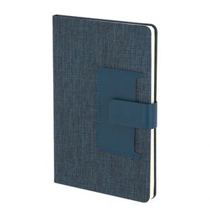 New Arrival Eco-Friendly 300D RPET <b>A5</b> Hard Cover Notebook Personalized Logo <b>Notepad</b> with PU Pocket Rigid Closures for Office Use - Product Image 1