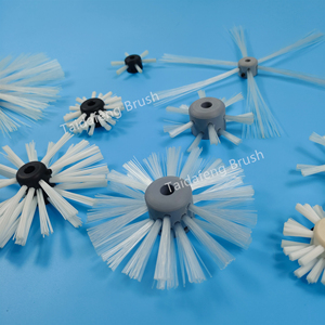 Tdf picote vòng bàn chải Ống lớp phủ với nylon lông POM lõi cho đường ống dẫn nước làm sạch - Product Image 4