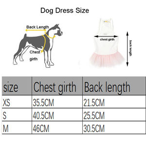 UFBemo-vestido de algodón con falda de tutú para perros pequeños, ropa de verano para mascotas, <span class=keywords><strong>Chihuahua</strong></span>, Yorkie, cachorro, color blanco - Product Image 5
