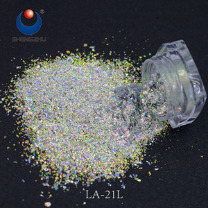 S heng Zhuมาใหม่g alaxy holo flakesใสกิ้งก่าดอกไม้ไฟflakesผงเพื่อความงามเล็บยาทาเล็บ - Product Image 4