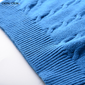 Tùy Chỉnh Bông Trẻ Em Đan Áo Len Ngựa Mô Hình Dài Tay Áo Đan Cáp Áo Thun Bé Cậu Bé Cô Gái Crewneck Trẻ Em Hàng Dệt Kim - Product Image 4