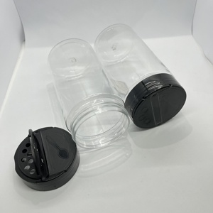 B-P-A tự do 16 oz PET trong suốt vòng nhựa container cho hỗn hợp lưu trữ/1 pound nhà bếp gia vị nhựa Jar trên bán - Product Image 5