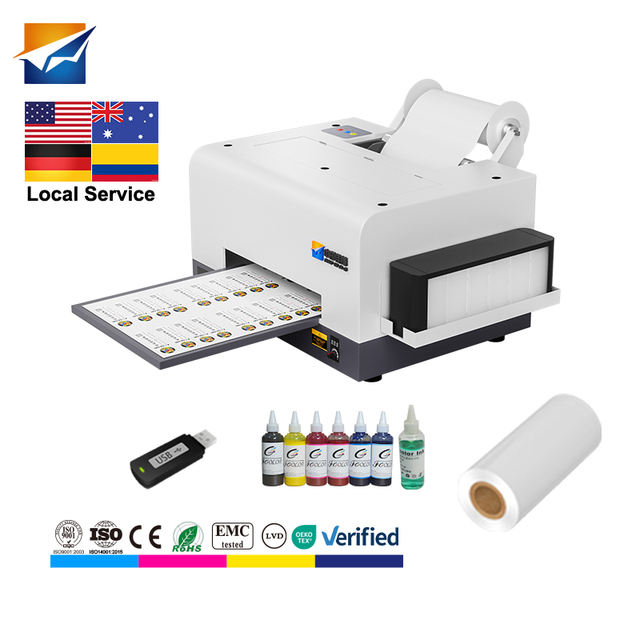 High-Speed Label Printer  6-Color Roll Bulk Production Label Printing Cosmetic Stickers Perfume Labels for Product Packaging